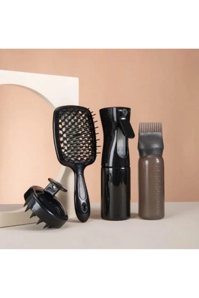 gaman 4in1 Saç Boyama Şişesi, Bakım Uygulama Spreyi Saç Masaj/yıkama aleti, S...