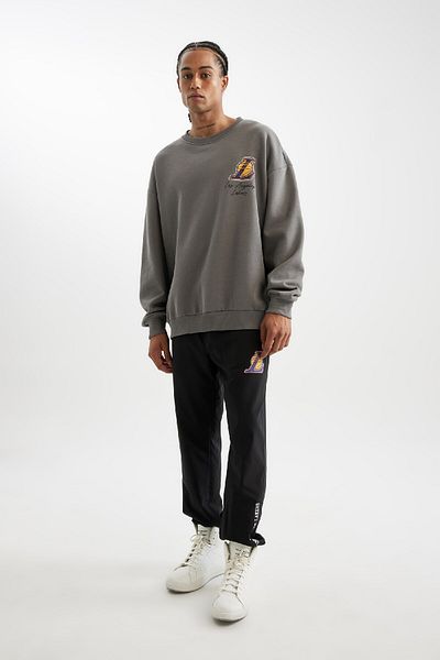 DeFacto Los Angeles Lakers Nba Fit Oversize Crew Neck Sweatshirt - C9254Ax24Au