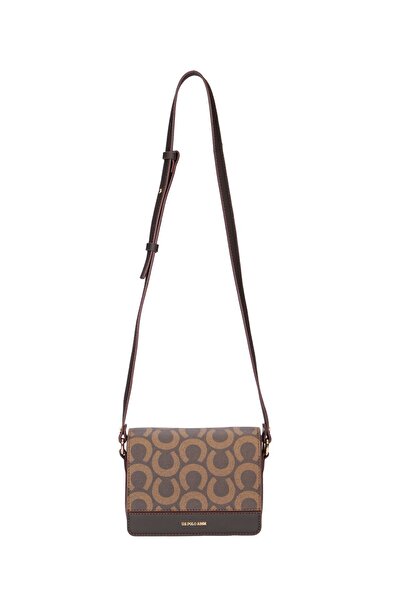 U.S. Polo Assn. Women's Messenger Bag Brown - Us24606