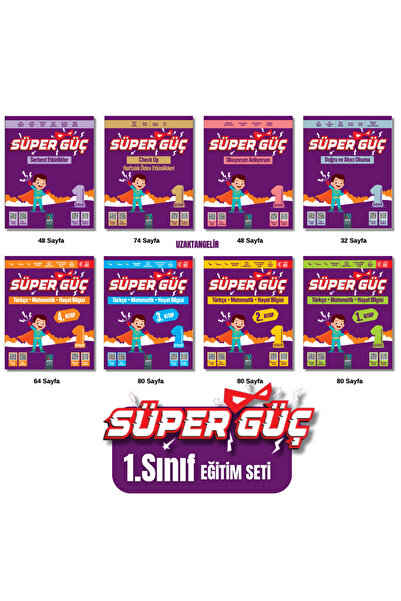 Artı Eğitim Yayınları Kaliteli Hesaplı Süper Güç 1. Sınıf Eğlendirerek Öğrete...