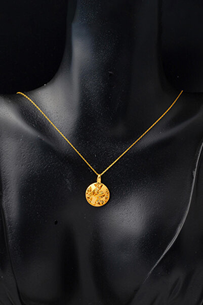 Bilezikci Işıltılı Tasarım Kolye Küpeli Altın Set