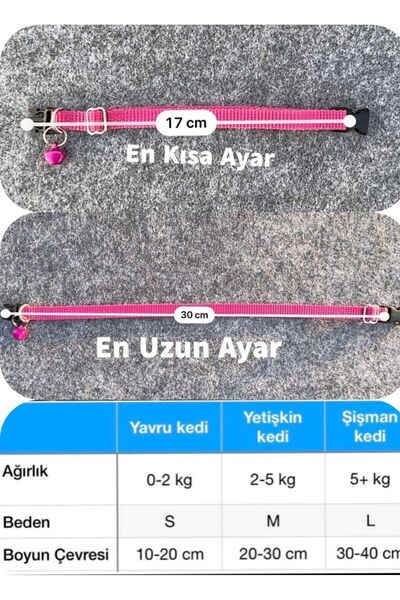 hebmeyy Kedi Isimlik Ve Tasma Seti, Kişiye Özel Isimlik, Açıklamayı Okuyunuz
