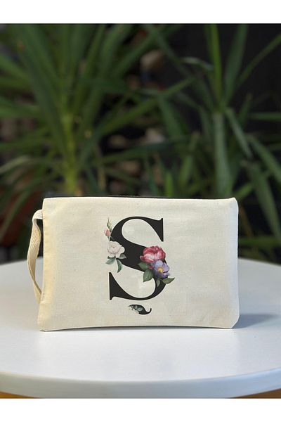 bezçantadünyası Hambez Clutch Bag with Letter S