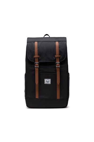 Herschel Supply Co. Μαύρο σακίδιο πλάτης Herschel Retreat 23L - Συμβατό με 15"/16" Inc, κλείσιμο με μαγνήτη