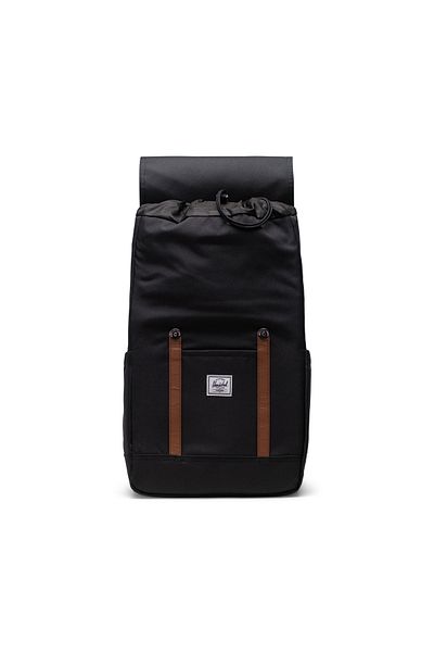 Herschel Supply Co. Μαύρο σακίδιο πλάτης Herschel Retreat 23L - Συμβατό με 15"/16" Inc, κλείσιμο με μαγνήτη