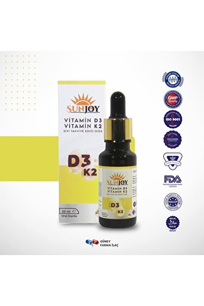 SUNJOY D3K2 Vitamin Takviyesi