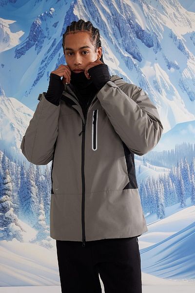 DeFacto Waterproof Fit Water Repellent 2er-Set – dünner Regenmantel und dicker Mantel mit Kapuze und Reißverschluss C6055ax24wn