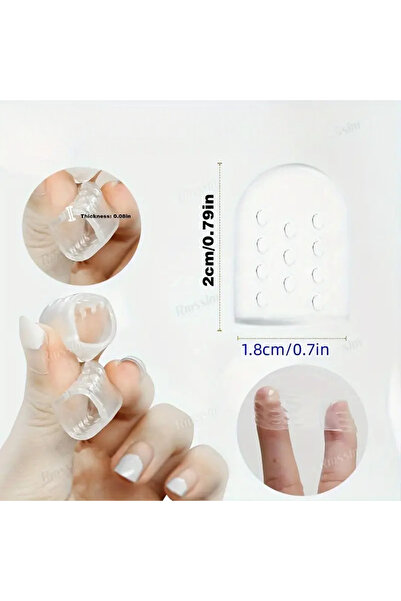 ZUMRANKA Silikon Ayak Parmak Koruyucuları 2 Adet Sürtünmeye Karşı Nefes Alabilir Yıkanabilir