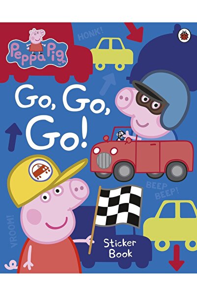 Bloomsbury Peppa Pig: Go, Go, Go! : Vehicles Sticker Book + Adhesive Note Paper