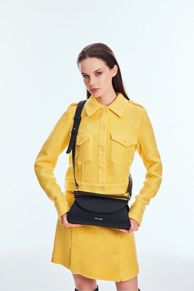 U.S. Polo Assn. Us24628 Geantă de umăr pentru femei model neagră