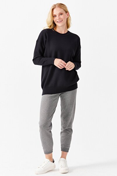 Desen Жіноча блуза з коміром-стійкою темно-синя 23222316