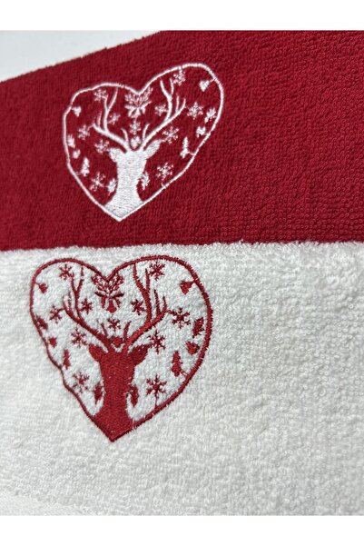 Ender Home Love Новий рік 2-х предметний подарунковий набір рушників – 30x50см