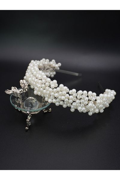 gelinmz Coroana de mireasa din cristal alb colorat - eleganta si eleganta