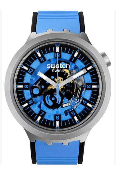 Swatch Blue Daze Men's Wristwatch Sb07S106
