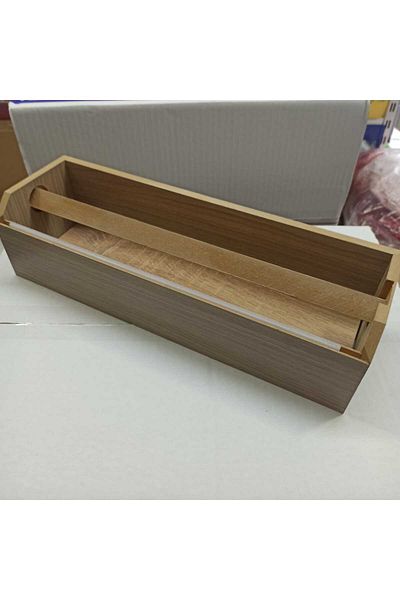 BAKOM AMBALAJ Aluminum Foil Apparatus - Wooden Stretch Film, 30 CM