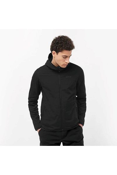 Salomon C22969 Outline Hybrid Warm Hd Primaloft ®   Men's Black Coat - Primaloft ®   Insulation