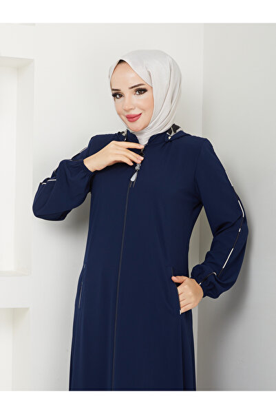 ESRE GİYİM Îmbrăcăminte cu glugă și buzunare cu buzunare cu model Garni