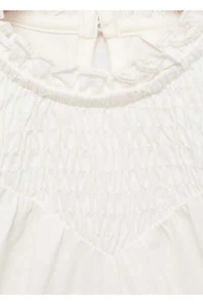 MANGO Baby Μπλουζάκι με γιακά με κορδόνι