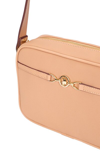 U.S. Polo Assn. Geantă Messenger pentru damă colorată Latte - Us24702