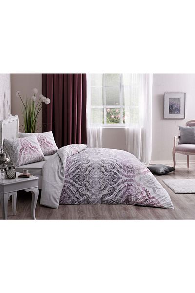 Taç Σετ Παπλωματοθήκη Crown Ranforce Elasticless King Size Navy Blue