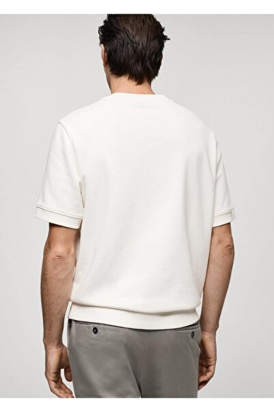 MANGO Man Βαμβακερό μπλουζάκι κανονικής εφαρμογής