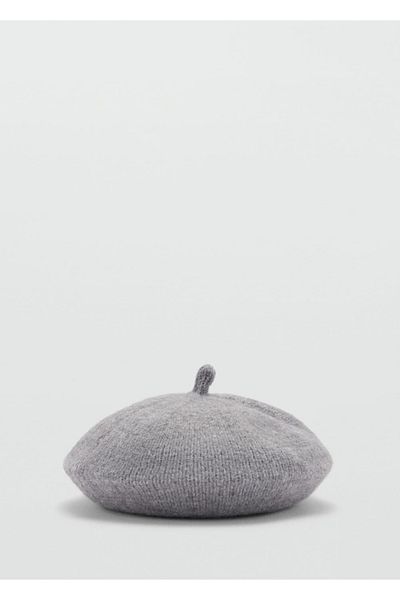 MANGO Woman Striped Beret