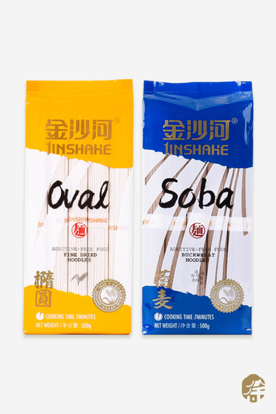 JINSHAHE Oval & Soba Eriştesi (Oval & Soba Noodle Set) - 1ADET