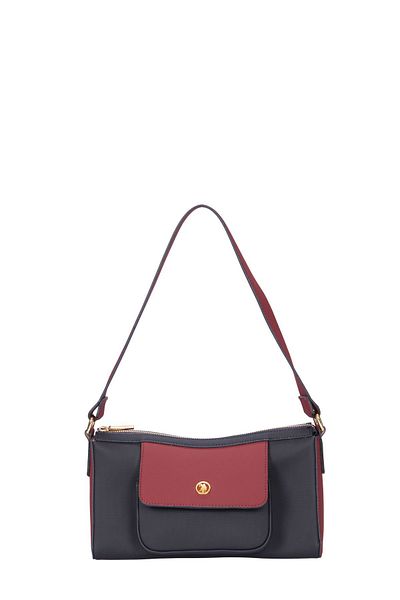 U.S. Polo Assn. Geantă de umăr pentru femei, roșu Claret, bleumarin - Us24709
