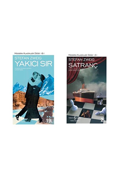 TÜRKİYE İŞ BANKASI KÜLTÜR YAYINLARI Yakıcı Sır - Satranç - Stefan Zweig