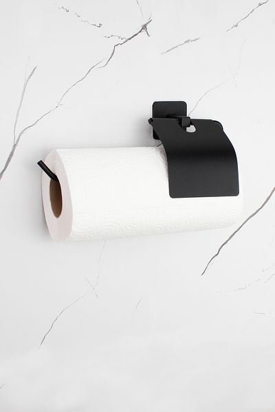 HIMY SHOP Държач за хартиени кърпи, покрит държач за салфетки, закачалка за кърпи за баня, кухненски органайзер