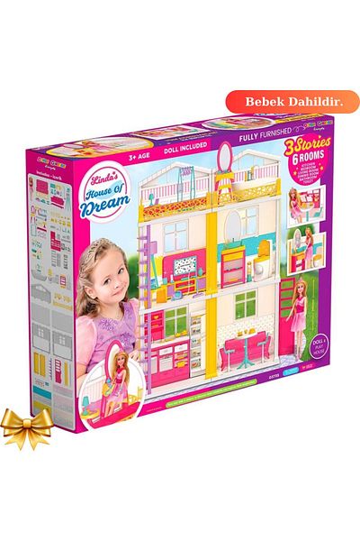 teknotrust Linda's Dreams House Set - Barbie House Set - Dream House - Play House