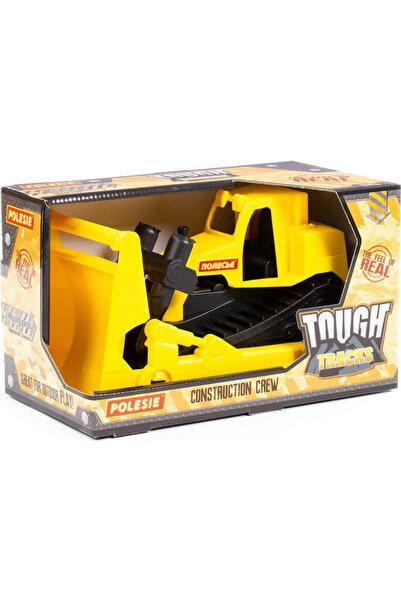 Shem لعبة Polesie Toy Expert Bulldozer في الصندوق