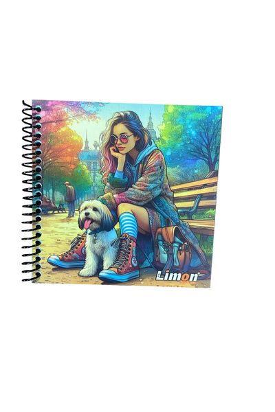 Limon 14X14 Square Mini Agenda Memo Pad
