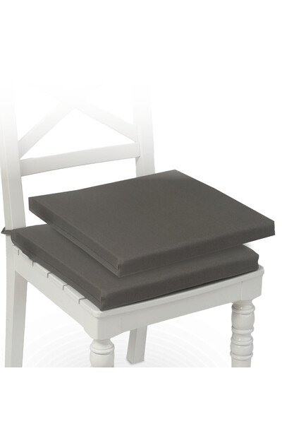 FABRİCAHOME Su Geçirmez Fermuar Kılıflı Bağlamalı Sünger Sandalye Minderi 40x...