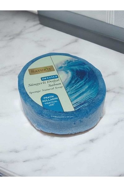 Eşya Dünyası Ocean Natural Soap Sponge - Natural Soap with Sponge