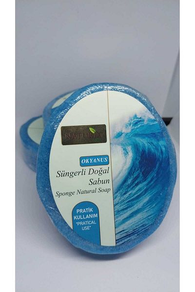Eşya Dünyası Natural Soap with Ocean Sponge - Sponge Natural Soap 150 Gr.