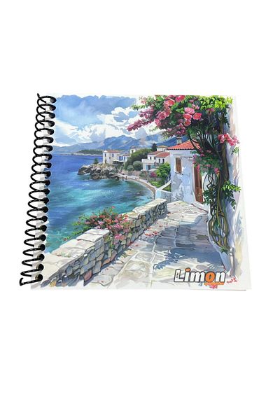 Limon Bloc de note Mini Agenda pătrată 14x14