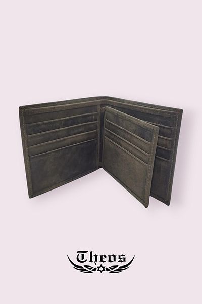 THEOS Men's Leather Wallet