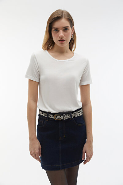 Mudo Viscose Cycling Neck T-Shirt