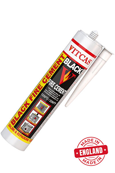 SOMINECO Çok Amaçlı Siyah Ateş Çimentosu 1300 °c Isıya Dayanıklı Yapıştırıcı