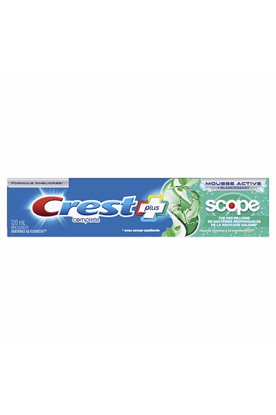 CREST Complete Plus Scope - Advanced Active Foam-Toothpaste for Enhanced Whiteness and Freshness-170 ml