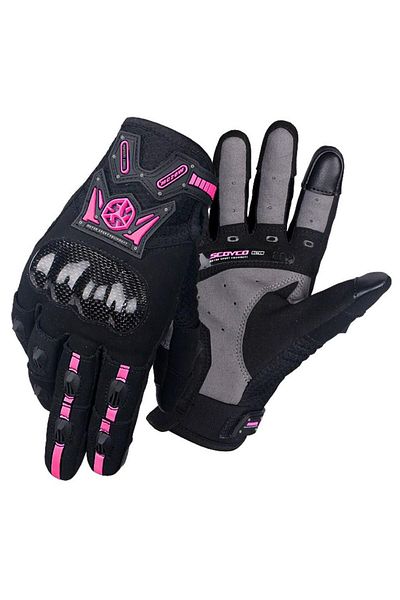 Scoyco Mc20w Carbon Touch Summer Women's Motorcycle Gloves