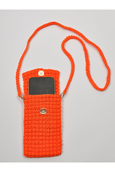Case collection Telefon Çantası Makrome Örgü Boyun Askılı Kılıf
