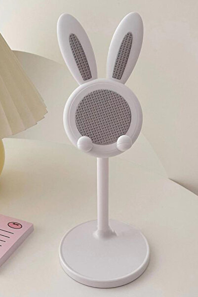 WANNACASE Sevimli Tavşan Figürlü Ayarlanabilir  Yükseltilebilir Telefon Tutuc...