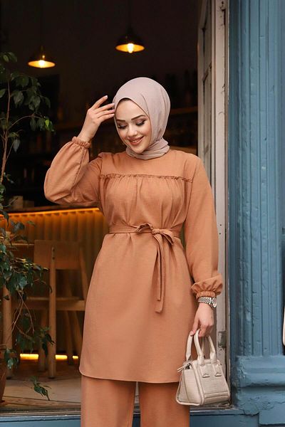 Herita Hijab-Set mit Rüschendetail