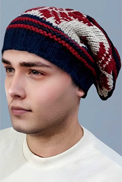 Uniquetrenders 2-пари чоловічі в'язані шапки з візерунком сніжинок