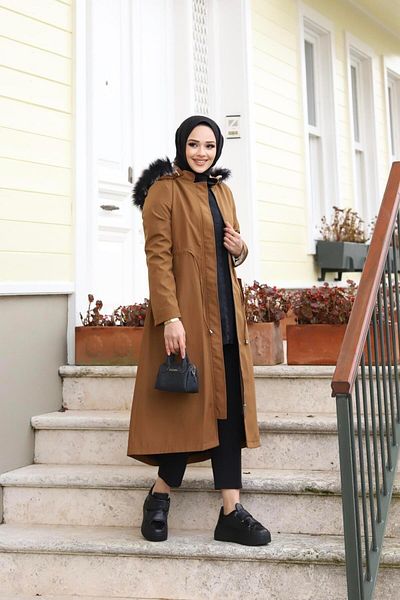 Herita Hijab-Kleid mit geheimer Falte