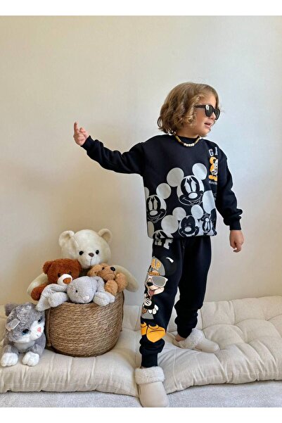 YİGİT BUTİK Yigit Boutique Character Printed Boy Suit