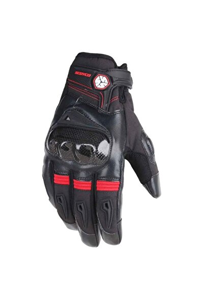 Scoyco Mc57 Wp 4 Mevsim Motosiklet Eldiveni (kırmızı-siyah)