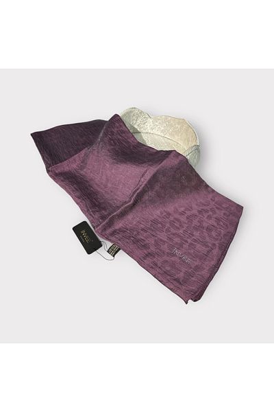 Invee 1329 Şal leopard prune deschis